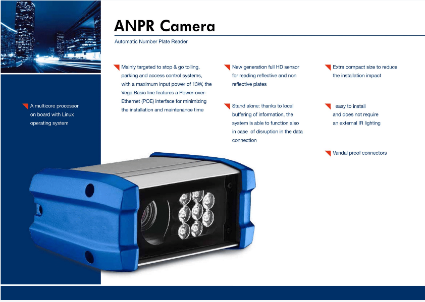 ANPR Camera Literature